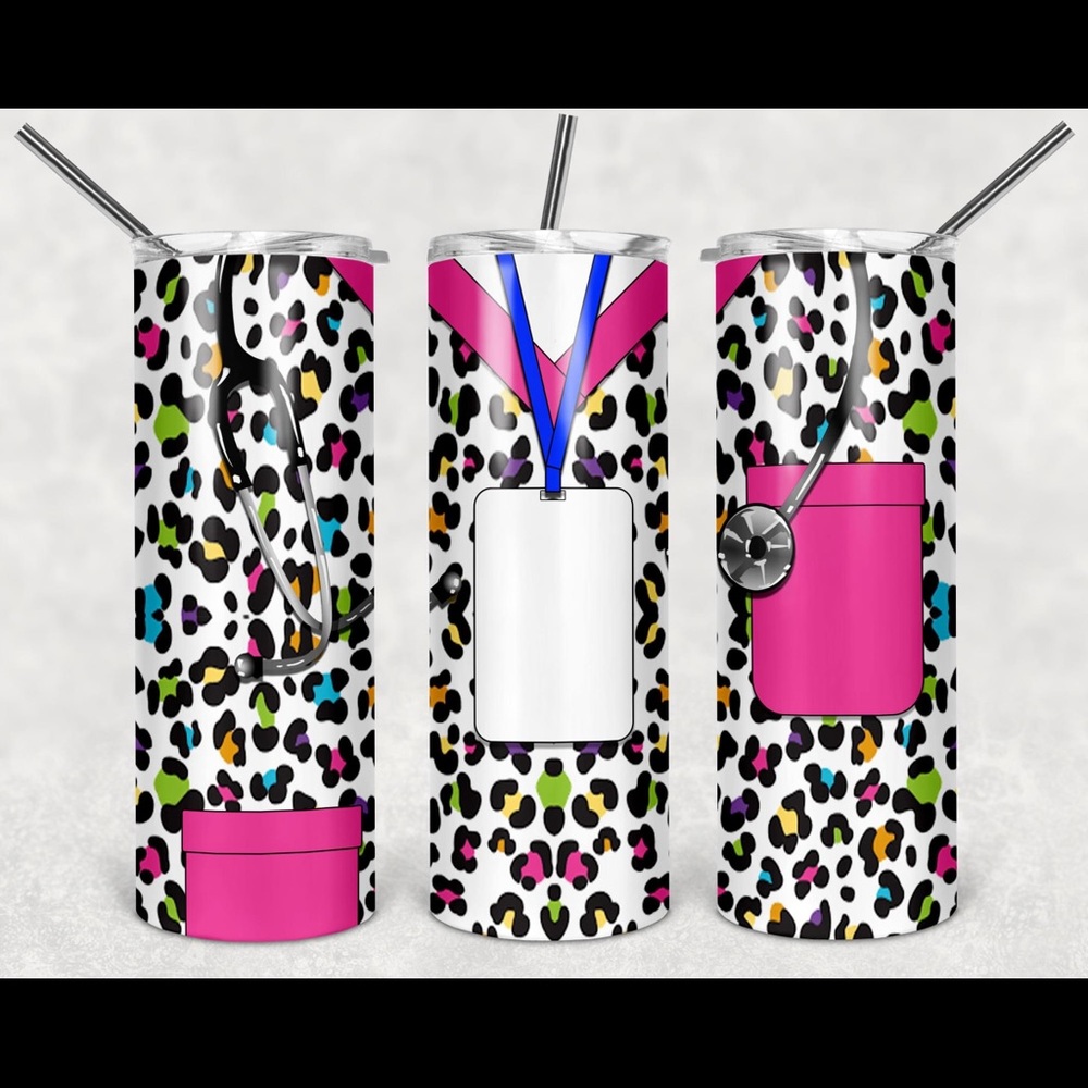 Custom tumblers for doctors nurses or CNAs